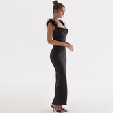 Tribal Heart Black Trendy Flare Leg Pants